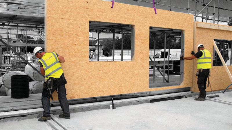 vertical panel installation