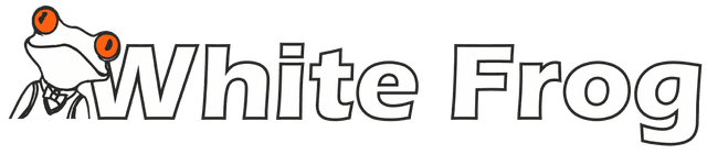 White Frog Logo
